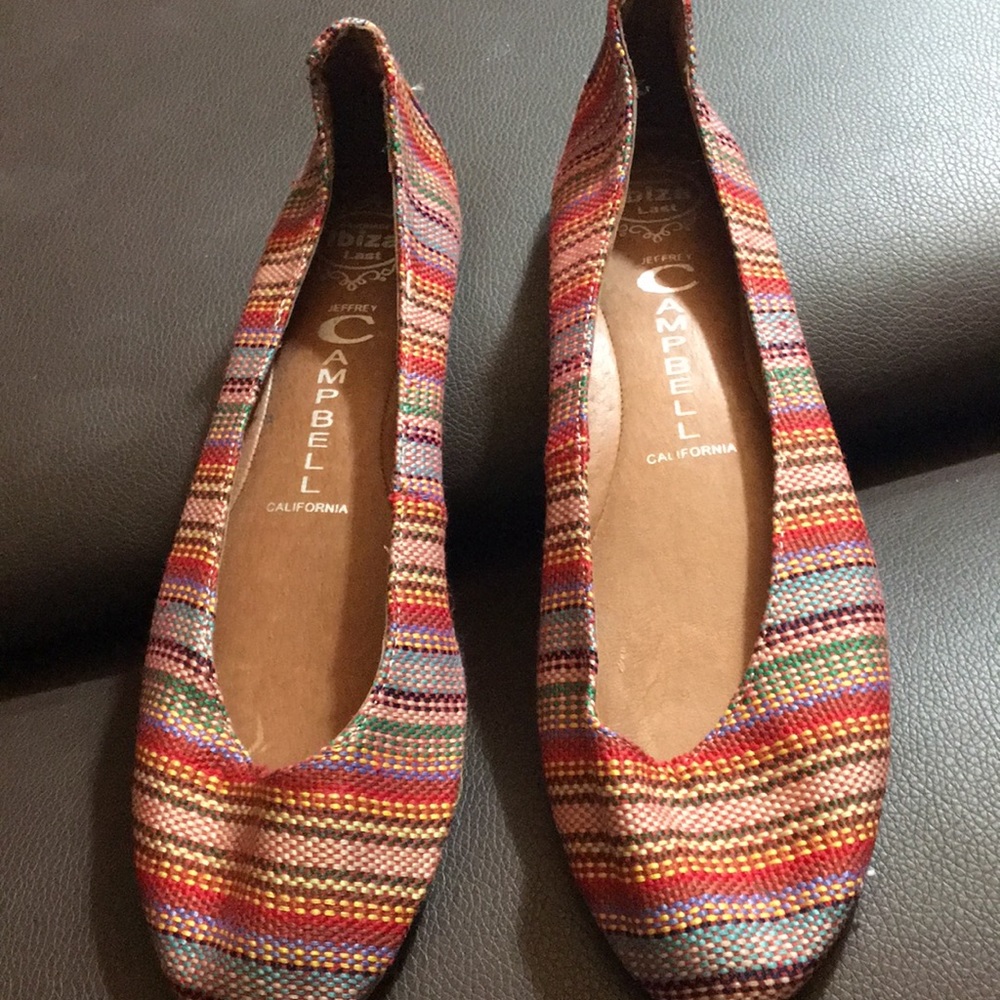 Ibiza last flats tweed size 7
